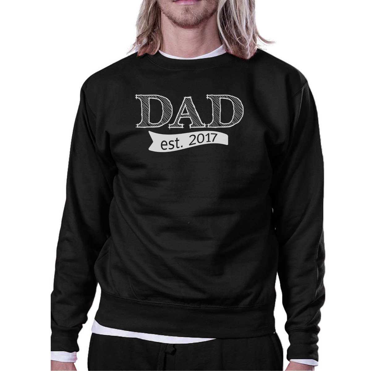 Main Dad Est 2017 Unisex Black Unique Graphic image